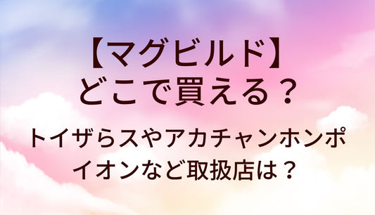 マグビルドはどこで買える？トイザらスやイオン・アカチャンホンポやヨドバシなど取扱店は？